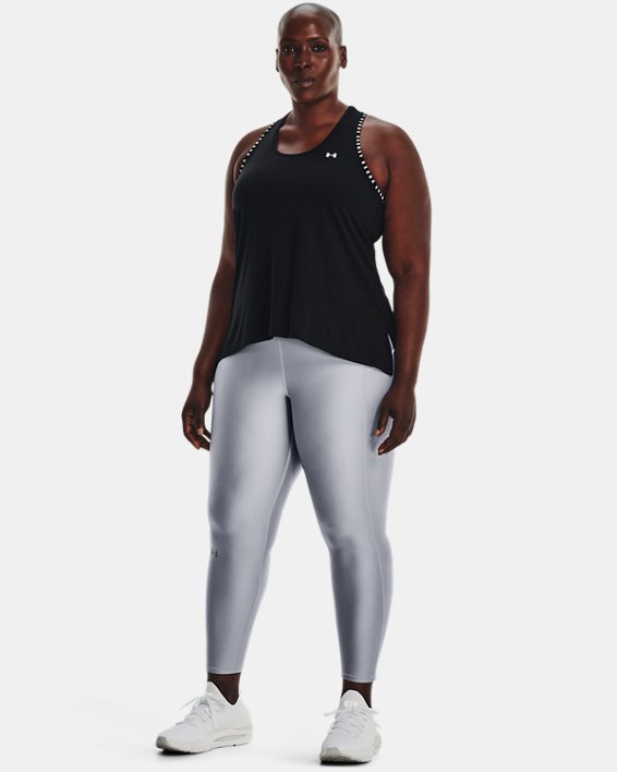 Women's HeatGear® Armour Ankle Crop, Gray, pdpMainDesktop image number 2